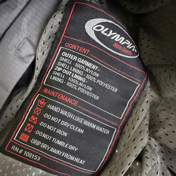 Olympia Motorsports Jacket Womens XL Gray Full ZIp Outdoors Pockets Riding Wind - Picture 11 of 11